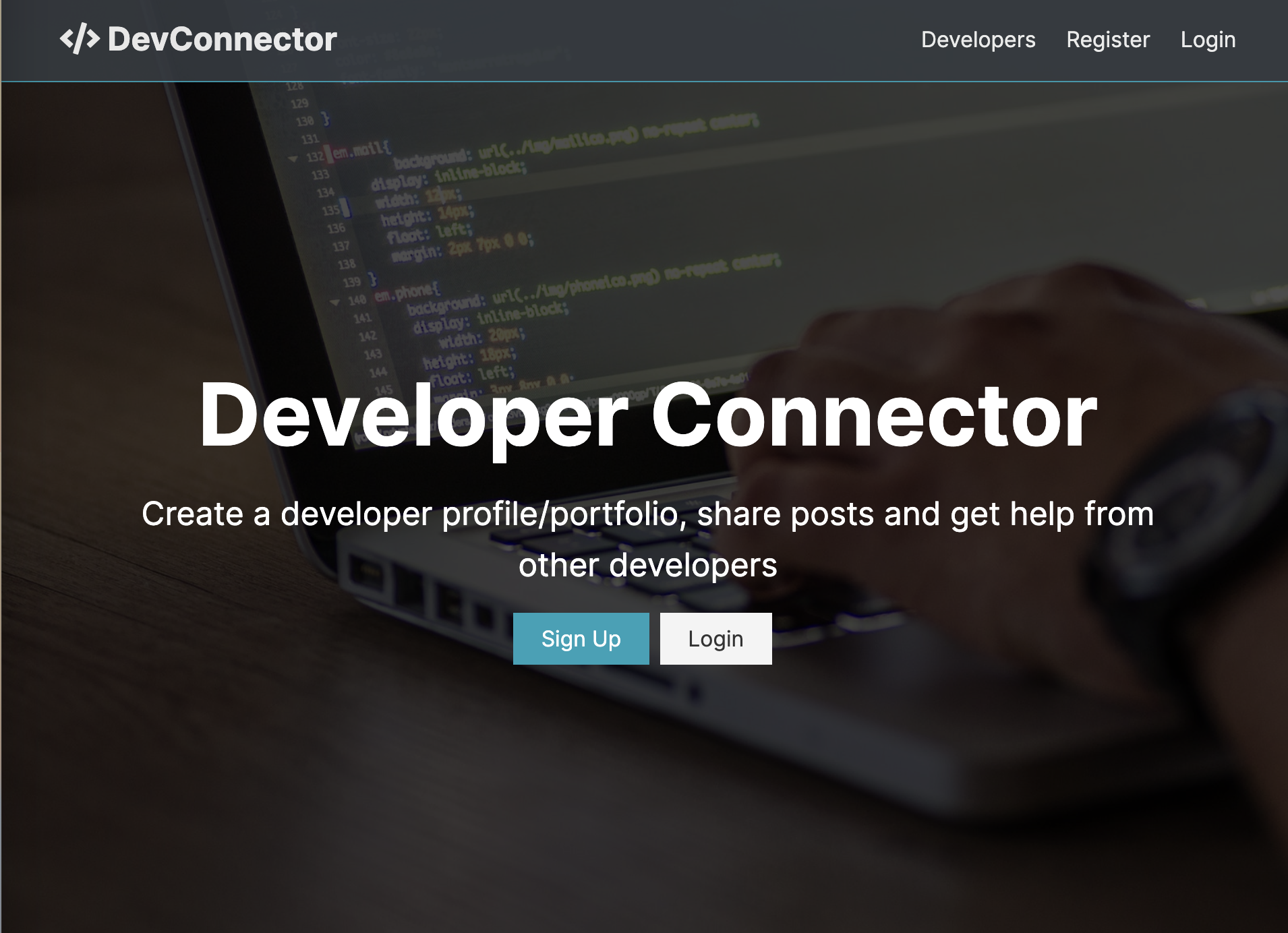 Logo for Devconnector MERN App