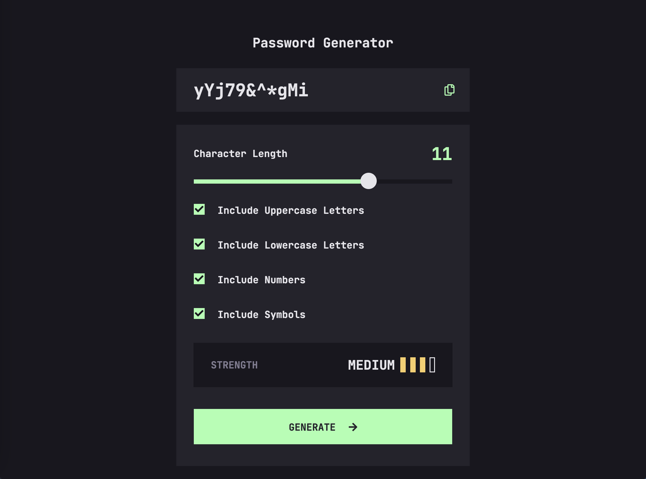 Logo for Password Generator